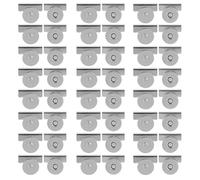 lasuroa 24 Sets Magnetic Snaps for Purses and Totes, No-Sew Metal Magnetic Buttons Clasps Purse Closure for Bags Clothes Leather Sewing & DIY Crafts (Silver)