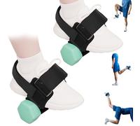 lasuroa 2pcs Dumbbell Foot Attachment, Tibialis Trainer Adjustable Ankle Weights for Leg Workouts Hip Flexors Hamstrings Shin Splint Rehab Home Gym Equipment