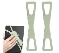 lasuroa 2pcs Hand Strap Holder for Kindle, Comfortable Tablet Handle Holder No-Drop Elastic Secure Grip Band for 4.7-8" Kindle Paperwhite E-Book Phone Oasis Kobo (Green)
