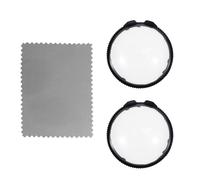 lasuroa 2pcs Lens Guard for Insta360 X5, Anti-Scratch & Anti-Reflective Lens Protector Cover PC Material Twist-Lock Cover for Insta360 X5 Accessories Shockproof & Dustproof