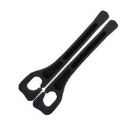 lasuroa 2pcs No Drop Seat Guard, Universal Car Seat Side Gap Filler Strip Anti-Slip Gap Organizer for Cars Practical Vehicle Accessories for Preventing Items From Falling (Black)