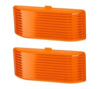 lasuroa 2pcs Replacement Lens for BARGMAN RV Exterior Porch Light (Orange)