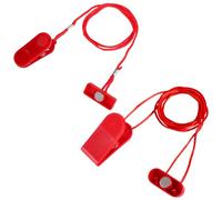 lasuroa 2pcs Treadmill Magnet Safety Keys, 2 Sizes Magnetic Safety Key Replacement Universal Running Machine Emergency Stop Magnets