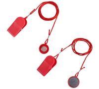 lasuroa 2pcs Universal Treadmill Magnet Safety Keys, 2 Styles Treadmill Magnetic Key Replacement Parts Round Magnetic Safety Switch Running Machine Emergency Stop Magnets Accessories