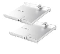 lasuroa 2pcs Wood Stove Fan Bracket for Mr Heater, Aluminum Heat Powered Stove Fan Accessory with Fixing Clips Screws for Fixing Stove Fan Compatible with Mr. Heater Buddy MH9BX MH12HB MH18B