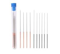 lasuroa 3D Printer Nozzle Cleaning Kit, 10 Sizes Stainless Steel Nozzle Cleaning Needles Essential 3D Printer Cleaner Tools Accessories for Unclogging & Maintenance