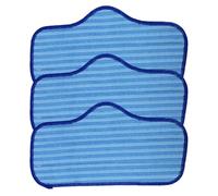 lasuroa 3pcs Microfiber Cleaning Pads for Dupray Neat Steam Cleaner, Reusable & Washable Steamer Mop Replacement Pads Accessories Durable Floor Cleaning Cloth for Hardwood Tile Carpet (Blue)