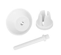 lasuroa 3pcs Spool Pin Cap Set for Singer Sewing Machines, Plastic Replacement Caps & Auxiliary Spool Pin Practical Replacement Parts for Singer 2263 3116 3323 4423 4452 8280 (White)
