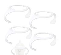 lasuroa 4pcs Baby Bottle Handles for Tommee Tippee, Ergonomic Non Slip Grip Easy Self-Feeding BPA Free Replacement Holder for Newborn Bottles