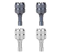 lasuroa 4pcs Drone Control Sticks for DJI Mini 3 Pro DJI RC Smart Controller, Drone Remote Joysticks Detachable Thumb Rocker Replacement Drone Controller Sticks (Blue Silver)