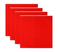 lasuroa 4pcs Tent Patch Kit, 11.81x11.81in Ice Shelter Patch Kit Red Ice Tent Fixer Tear Resistant Ice Fishing Canvas Tent Patch Self Adhesive Ice Fish Shelter Tape Fabric Repair Kits for Umbrella