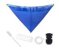 lasuroa 5pcs Mini Split Cleaning Kit, Waterproof PVC Air Conditioner Cleaning Cover with Hose Brush Towel AC Maintenance Kit Fits Systems 23-39 Inch Long