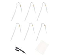 Lasuroa 6pcs Hearing Tubing Replacement for Phonak, 3.5x2mm Lightweight NHS BTE Hearing Tubes with Cleaning Kit Flexible Amplifiers Ear Tubes Supplies for Transmitting Clear Sound