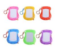 lasuroa 6pcs Mini Magnetic Drawing Board for Kids, Plastic Cute Small Magnetic Writing Board Etch a Sketch for Kids Toddler Classroom Reward Party Gift