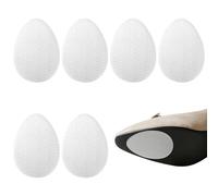 lasuroa 6pcs Shoe Sole Protector, Transparent Non-Slip High Heels Bottom Covers Pads Accessories Self-Adhesive Water Drop Wave Pattern Gummies Guard Stick on Ladies Shoes