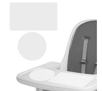 lasuroa 6pcs Suction Solver Stickers for Stokke Tripp Trapp Tray, Round & Rectangle Adhesive Tray Suction Sticker for High Chair Bowls Plates & Toys Fixation