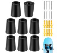 lasuroa 8pcs Vertical Ski Hanger, Ski Wall Mount Holder Vertical Wall Stand Ski Rack with Screws Expansion Anchors Vertical Snowboard Storage to Safely Store and Display your Snow Board(Black)