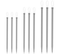 lasuroa 9pcs Yarn Needle, Aluminium Large Eye Tapestry Needle for Wool Darning Nylon Thread Rope Threader Cross Stitch Sashiko Cable Embroidery Weaving Accessories for Hand Sewing Up Knitting Crochet