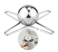 lasuroa Coffee Cooling Tool, 1.57 Inch Stainless Steel Espresso Ball, Coffee Cooling Ball, Releasing Coffee True Flavors Frozen Ice Ball Coffee Metal Ball for Coffee Cocktails Bourbon
