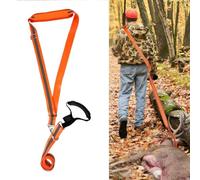 lasuroa Deer Drag, Deer Drag Harness Heavy Duty Tow Strap Reflective Deer Hunting Harness Strap Length Adjustable with Handle Hunting Accessories Drag Pull Rope for Hunters(1pc)