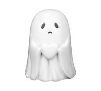 lasuroa Halloween Ghost Figurine, Sad White Ghost Resin Statue Cute Spooky Decor for Indoor Outdoor Desk Bookshelf Halloween Party Home Porch Office Decoration Ornament and Gifts