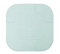 lasuroa Lightweight Heat Resistant Cushion for Air Fryer, Reusable Silicone Anti-Slip Heat Protector Mat Kitchen Insulation Pad Compatible with Ninja Crispi Airfryer Accessories (Green)