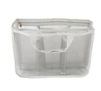 lasuroa Mesh Beach Bag Insert for Bogg Bag Accessories Medium, Tote Divider Insert with Pockets Sandproof Storage Pouch for Travel, Pool and Beach Essentials Organizer (Gray)