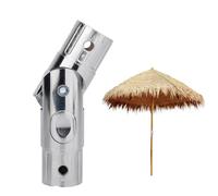lasuroa Patio Umbrella Replacement Part, Aluminum Alloy Push-Button Patio Umbrella Tilt Adjuster Fits 1.5 Inch Pole for Garden Yard Deck Balcony Party Accessories