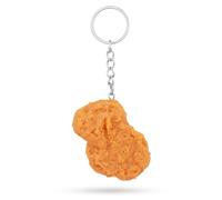 lasuroa Realistic Chicken Nuggets Key Chain, Creative Imitation food Keychain Fun Cute Fried Chicken Nugget Key Ring for Suitcases Handbag Purse Keys Accessories