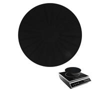 lasuroa Silicone Induction Cooktop Mat, 11 Inch Anti-Slip Induction Cooktop Protector Reusable Electric Hob Protect Mat Stove Protective Cover Kitchen Accessory