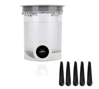 lasuroa Swirl Pints and Lids for Ninja Creami, BPA-Free Swirl Pints and Lids Containers with Scoops Compatible with NC700 Series Ninja Creami Cream & Soft Serve Makers