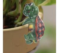 lasuroa Tortoise Figure Plant Pot Hanger, Cute Resin Hanging Turtle Statue Climbing Flower Pot Hugger Planter Hanger Figurines Funny Decorations for Home Garden Ornaments Patio Lawn Yard