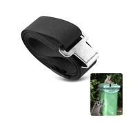 lasuroa Trash Can Lid Lock, Universal Garbage Can Strap Lock for Raccoon Wind-Proof Adjustable Outdoor Wheelie Trash Bin Cord Strap for Animals to Prevent Tipping Over