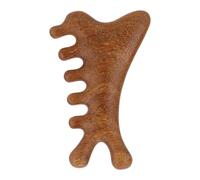 lasuroa Wooden Scalp Massager, Multifunctional Wood Head Scalp Massage Combs Anti-Static Gua Sha Wide Tooth Comb Tool for Hair Growth Hair Caring Gift