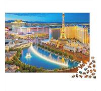 LasVegas 1000-Piece Fantasy Sturdy Cardboard DIY Puzzle Adults Kids Cognitive Development Beginners Beautiful Home Decoration Birthday Gift 52x38cm/1000pcs