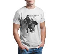 Laszlo Nadja Men T Shirts What We Do in The Shadows Vintage Tee Shirt Short Sleeve Crewneck T-Shirt 100% Cotton Tops White M White S