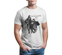 Laszlo Nadja Men T Shirts What We Do in The Shadows Vintage Tee Shirt Short Sleeve Crewneck T-Shirt 100% Cotton Tops White