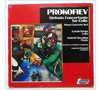 Laszlo Varga, Gabriel Tacchino, Louis De Froment, Orchestra Of Radio Luxembourg - Sergei Prokofiev - Orchestra Of Radio Luxembourg , Laszlo Varga , Gabriel Tacchino , Louis De Froment - Sinfonia Concertante For Cello / Piano Concerto No.1 - Turnabout - TV-S 34585