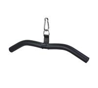 Lat Pull down Bar Attachment, Biceps Triceps Bar 48 cm Black, Gym Cable Machine Accessories, Home Bodybuilding Muscle Building Strength Training Sports Fitness