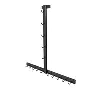 LAT Pull Down Bar Gym Accessory Rack, Gym Accessories Rack LAT Bar Organizer, Lat Pulldown Attachments for Different Cable Handles,Home and Wall Fitness Heavy Duty A-Frame Stand