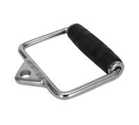 Lat Pull Down Bar Solid V Shaped Press Down Bar Double D Row Handle Pulley Cable Attachments Gym Lat Pull Down Fitness Training Handle Tricep Rope(3)