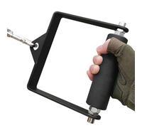 Lat Pulldown Handle - Gym Cable Machine Grip Attachment, Solid Steel Strength Trainer | Bodybuilding Tool for Triceps, Arms, Core Activation, HEAVYWEIGHTT Resistance Workout Aid, Compact Upper Body