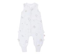 LAT Toddler Sleep Sack with Fee 0.5 Tog,Unisex Cotton Baby Sleeping Bag with Legs,All Season Sleeveless Sleep Sack with Pockets For Girls & Boys，100% Cotton,2-Way Zipper(Yellow Dinosaur,1-2Years)