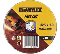 DeWALT Cutting Discs 125mm x10 Thin 1mm Metal Stainless Steel Inox Wheel Blade