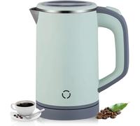 LATAFA 800ml Kettles Electric Travel Compact Travel Electric Kettles Cordless Fast Boil Quiet Electric Kettles Auto Shut-Off & Boil-Dry Protection Ideal for Home, Office, Hotel (Green)