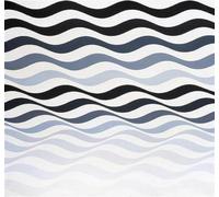 LATAFA Bridget Riley Poster And Prints Abstract《Arrest 3》Wall Art Bridget Riley Canvas Painting Bridget Riley Pictures For Home Decor 50x50cmx1 No Frame