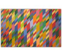 LATAFA Bridget Riley Poster And Prints Bridget Riley Colorful Wall Art Bridget Riley Canvas Painting For Home Decor Bridget Riley Picture 50x70cm No Frame