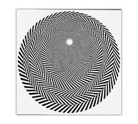 LATAFA Bridget Riley Posters Bridget Riley《Glow 4, 1963》Wall Art Bridget Riley Prints Bridget Riley Canvas Painting Home Decor Pictures 30x30cm No Frame