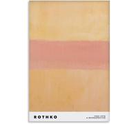 LATAFA Famous Mark Rothko Canvas Painting Mark Rothko《Beige Blush》Wall Art Aesthetic Posters Exhibition Prints for Home Decor Picture 50x70cm Unframed