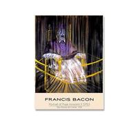 LATAFA Francis Bacon Medieval Art Prints Exhibition Painting Francis Bacon Canvas Wall Art Francis Bacon Poster Home Wall Decor Picture 50x70cm Frameless